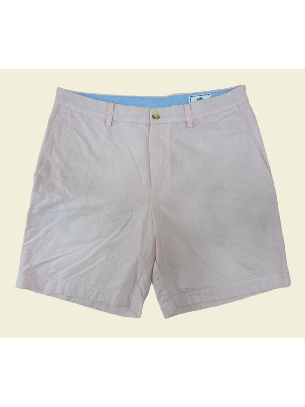 Southern Tide Mens Pink Cotton Chino Shorts 34 Casual Summer Wear
